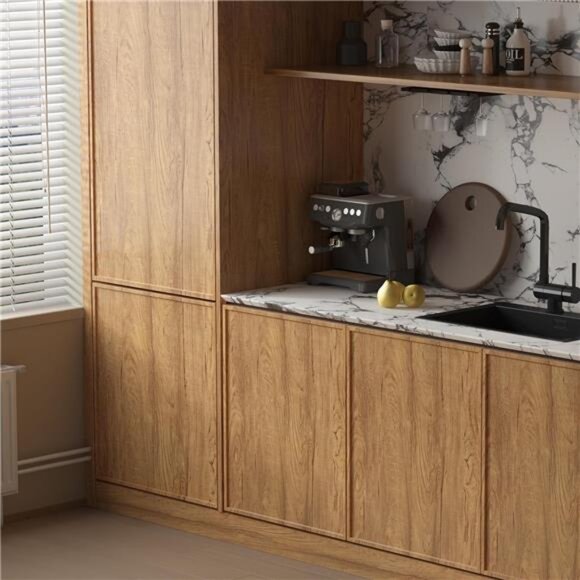 Wood Grain Contact Paper Peel and Stick Wallpaper Self Adhesive Wall Paper - Picture 5 of 7